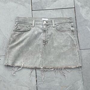Hudson Denim‎ Vivid Mini Skirt –Green Sz 27
